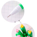 Office Supplies, 4PC Cactus Shaped Pens 0.5mm Gel Ink Comfortable Writing For Supplies Office Home 12ml