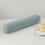 Round Cylinder Bolster Pillow with Removable Velvet Cover, Tube Roll Cervical Pillow for Head, Neck, Back and Legs Support, 23.6" x 6