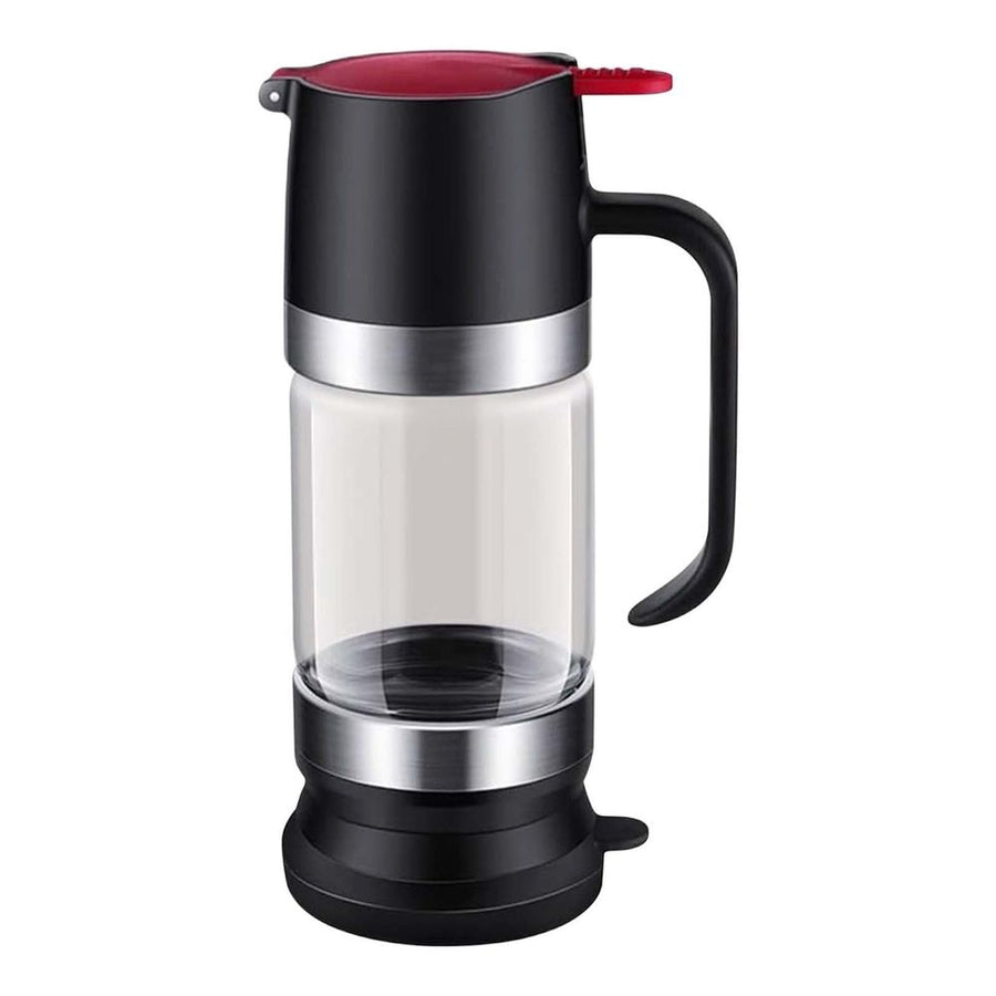 Glass Honey Dispenser, No Drip Honey Container Jar with Handle, Mess Free Dispenser for Honey and Syrup
