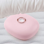 Digital Vibrating Alarm Clock for Heavy Sleepers Hearing Impaired Deaf Teens, Battery Operated for Travel