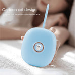 Digital Vibrating Alarm Clock for Heavy Sleepers Hearing Impaired Deaf Teens, Battery Operated for Travel