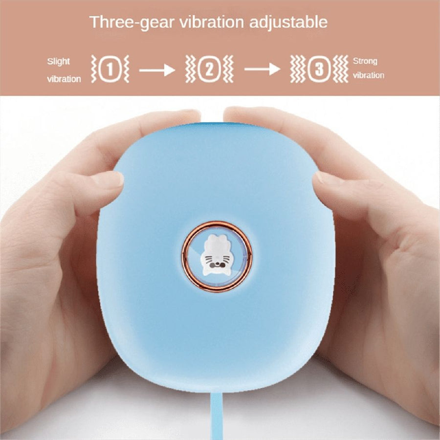 Digital Vibrating Alarm Clock for Heavy Sleepers Hearing Impaired Deaf Teens, Battery Operated for Travel