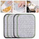 Multipurpose Wire Dishwashing Cloth Upgraded Double-Sided Dishwashing Cloth, Stainless Steel Wire with Multi-Layer Cotton Thread, Metal Scrubbing Pads for Kitchen Cleaning (1 PCS)