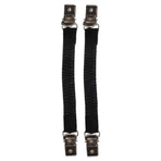 1 Pair Black Elastic Heel Strap with Anti- Metal Buckle for Sandals and Clogs Comfort Fit