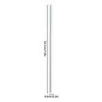 Flexible Disposable Drinking Straws White Paper Tube For Party Birthday Wedding 25Pcs Biodegradable