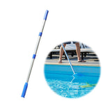 Pool Pole, Premium Aluminum Swimming Pool Pole Adjustable 3 sections Telescopic Pole for Skimmer Net,Brush,Vacuum Head, Maximum length is 2.95FT