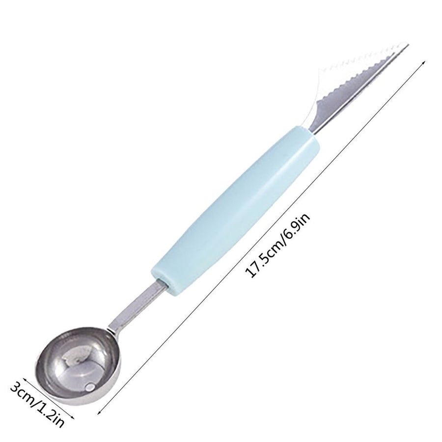 Melon Ballers Stainless Steel Fruit Digger-Watermelon Cutting Tool-Fruit Ball Digger- Ice Cream Round Spoon-Fruit Cutter
