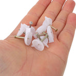 100Pcs Integrated Nails for Ceiling Plated Silver Wall Pins Easy Installation for DIY Projects