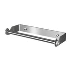 1Pc Plated Silver Stainless Steel Bathroom Tissue Holder and Towel Storage Rack for Home