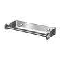 1Pc Plated Silver Stainless Steel Bathroom Tissue Holder and Towel Storage Rack for Home