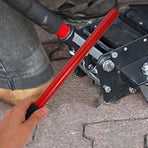 Red Ergonomic Vertical Hydraulic Floor Jack Handle Replacement Extension for Car Repair and Maintenance Accessories