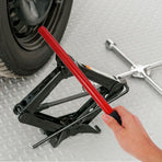 Red Ergonomic Vertical Hydraulic Floor Jack Handle Replacement Extension for Car Repair and Maintenance Accessories