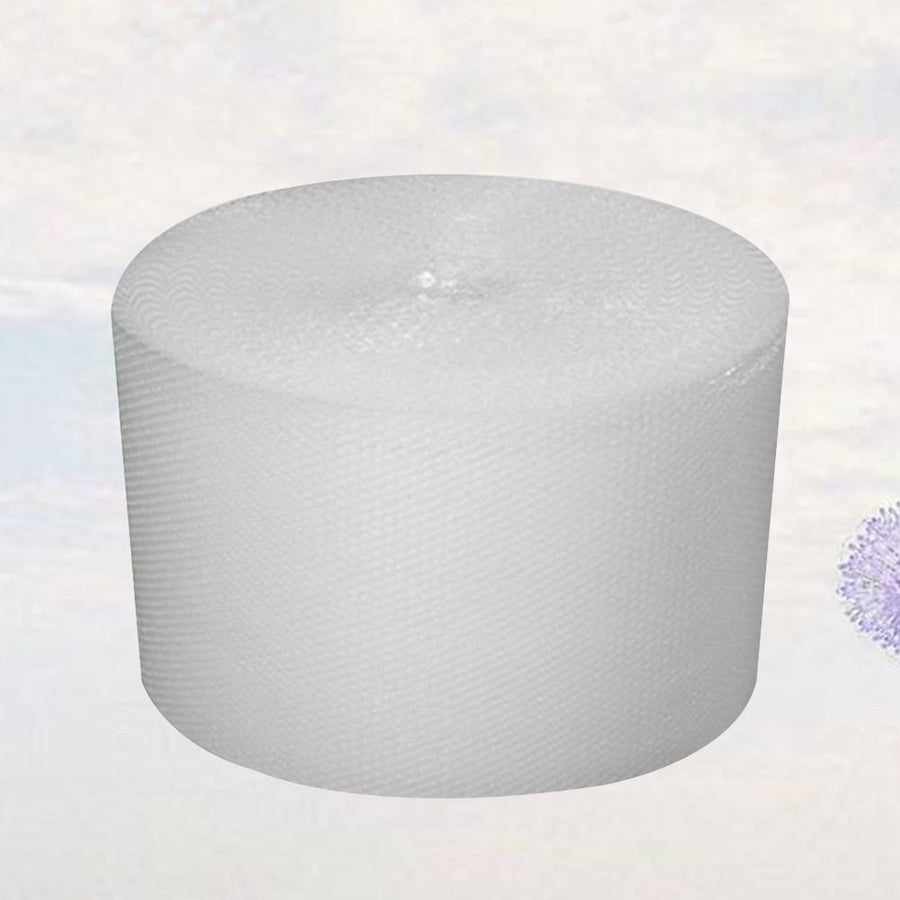 White Bubble Roll for Mailing, Packaging, and Storage - Protective Cushioning for Valuables, 1 Roll