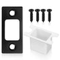 Black Stainless Steel Door Plate Deadbolt Replacement Kit 1 Set Security Hardware