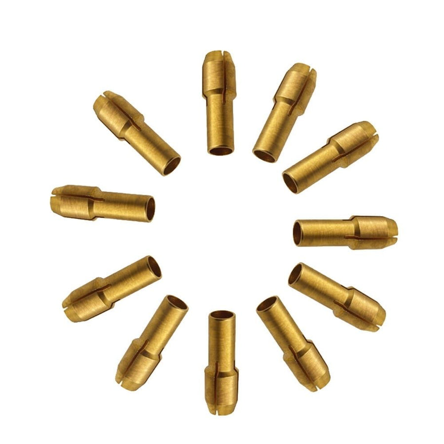 11PCS Electric Drill Chuck Brass Clamping Rotary Tool Compatible for Hardware