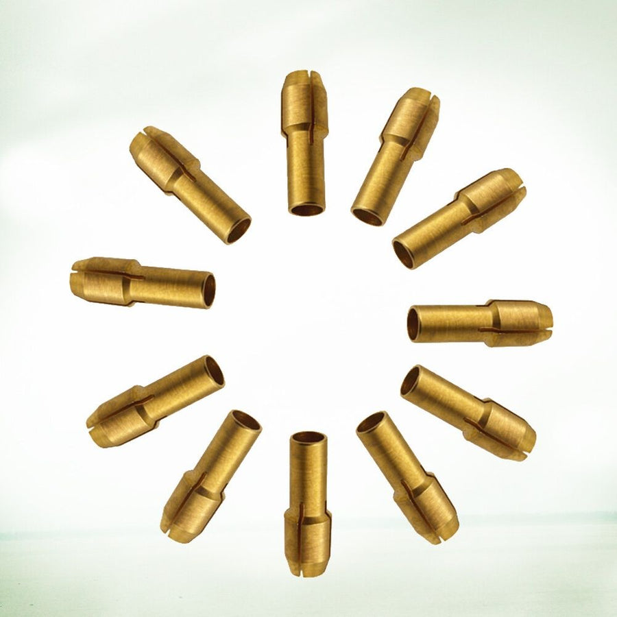 11PCS Electric Drill Chuck Brass Clamping Rotary Tool Compatible for Hardware