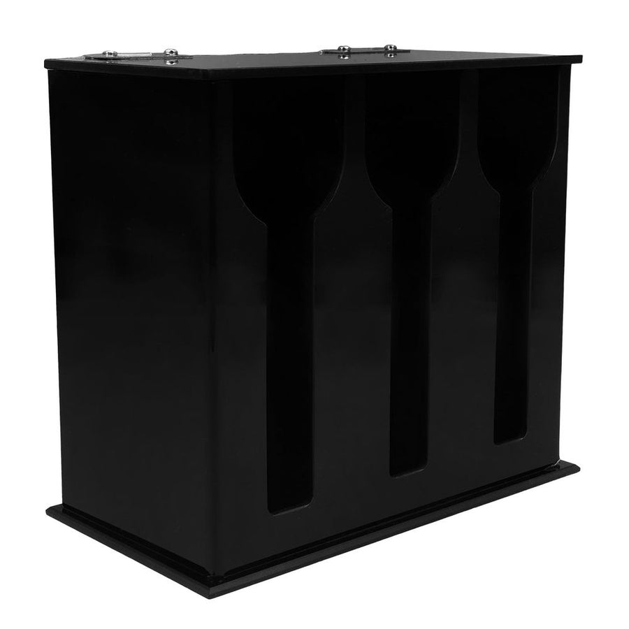 Black Acrylic Spoon Holder Organizer for Bar Use, Stable and Reusable