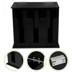 Black Acrylic Spoon Holder Organizer for Bar Use, Stable and Reusable