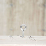 Metal Eye Screw Hooks with Plated Iron and Plastic, Ideal for Home Decor, 1 Set