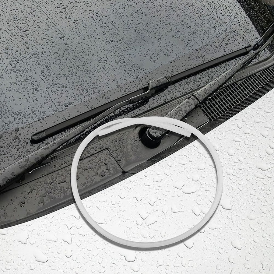 5-Pack Frameless Car Window Wiper Refills White Silicone Blades Replacement