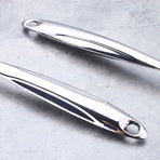 1Pc Kitchen Gadget Stainless Steel Cooking Utensil with Hollow Handle Plated Silver