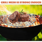 Stainless Steel Round Cooling Rack for Kitchen Use, 1 Piece Oven Rack for Baking and Cooking