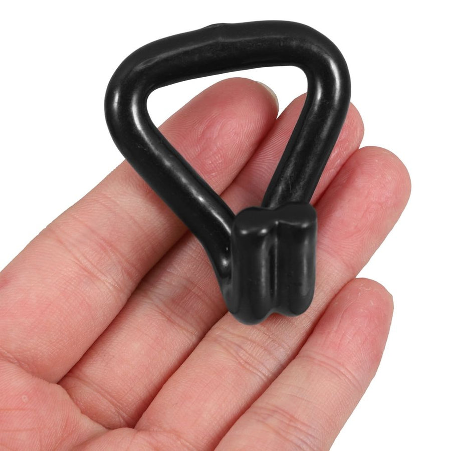 10Pcs Heavy Load Double J Hooks with Plastic Coating for Car Trunk Organization