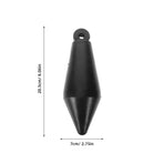 Black Rubber Boat Anchor Buoy for Docking with High Visibility and Durable Design