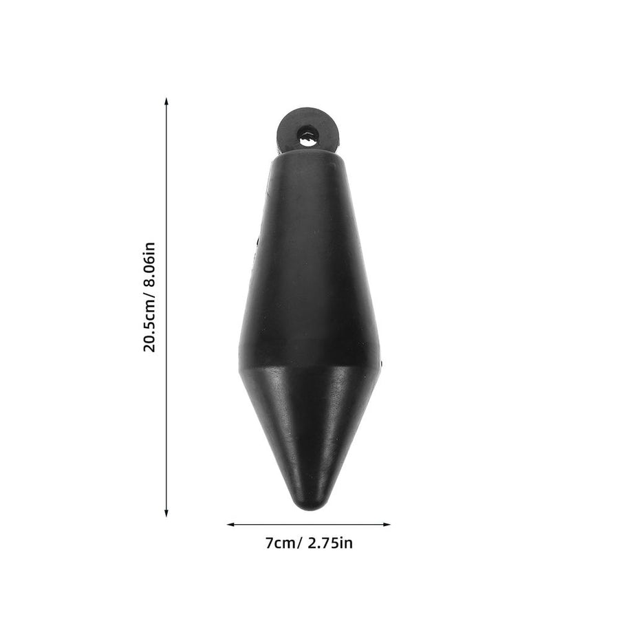 Black Rubber Boat Anchor Buoy for Docking with High Visibility and Durable Design
