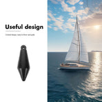 Black Rubber Boat Anchor Buoy for Docking with High Visibility and Durable Design