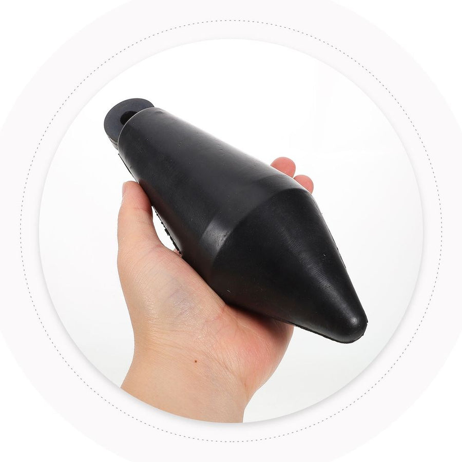 Black Rubber Boat Anchor Buoy for Docking with High Visibility and Durable Design