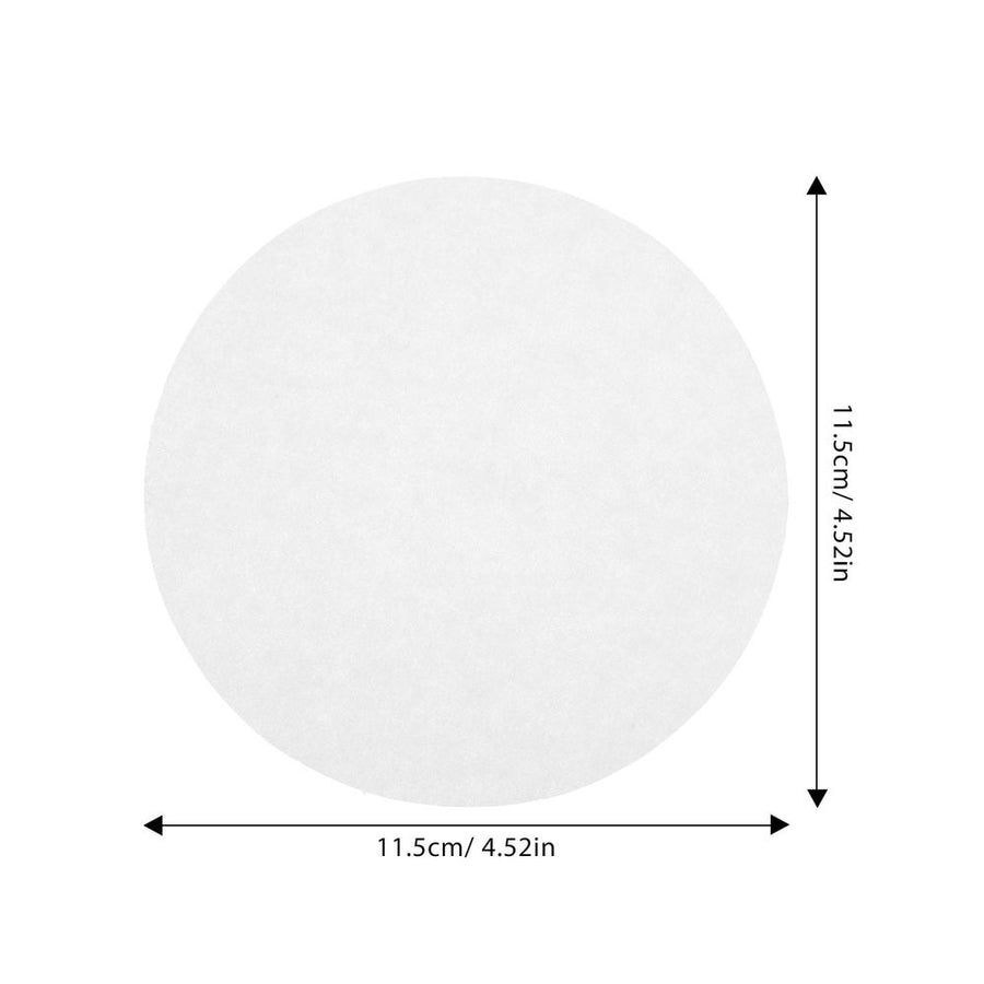 500Pcs Round Greaseproof Paper Sealing Discs for Drinks with Elegant Design