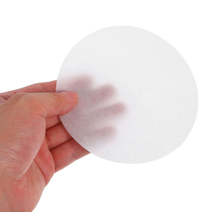 500Pcs Round Greaseproof Paper Sealing Discs for Drinks with Elegant Design