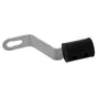 Black Motorcycle Rearview Mirror Mount Extension Rod for Secure and Versatile Navigation Device Installation