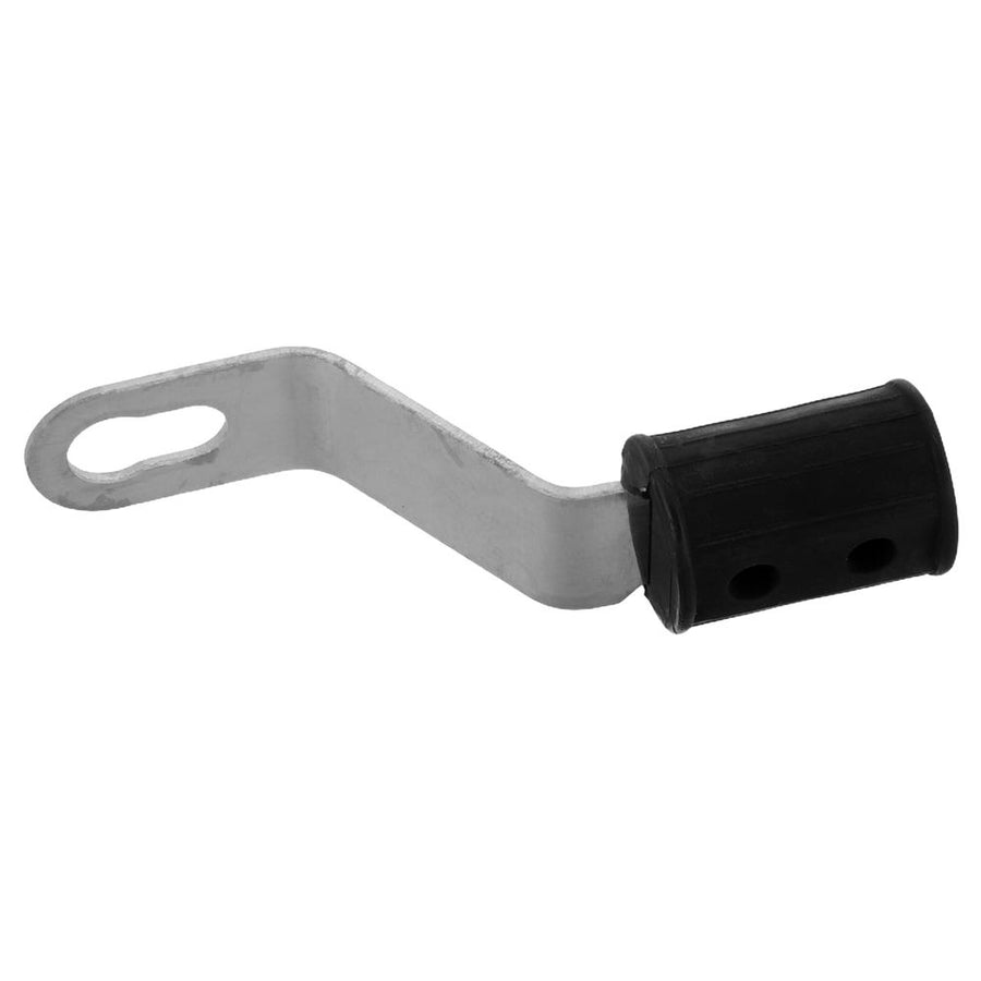 Black Motorcycle Rearview Mirror Mount Extension Rod for Secure and Versatile Navigation Device Installation