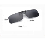 Clip On Sunglasses Glasses Clip Polarized Lenses Safety Driving Eyewear Unisex