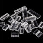 10× Clear Acrylic Hinge Tools for Cabinet Drawer DIY Crafts Making Folding Transparent 65×40mm