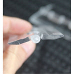 10× Clear Acrylic Hinge Tools for Cabinet Drawer DIY Crafts Making Folding Transparent 65×40mm