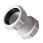 40mm Straight Pipe Connector PVC 1/2" Bath Waste Pipe Join White Black