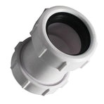 40mm Straight Pipe Connector PVC 1/2" Bath Waste Pipe Join White Black