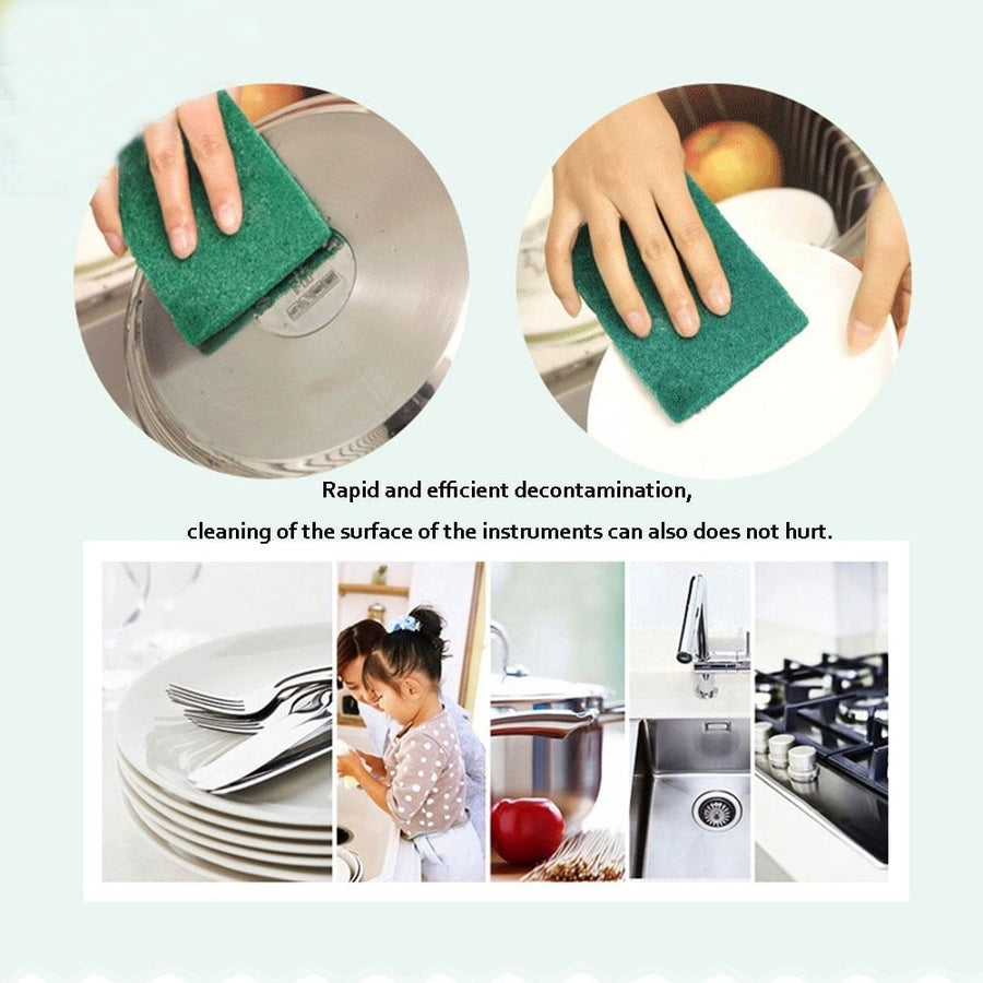 Scouring Pad Scour Pads Cleaning and Finishing for for Kitchen Sink Dish Remove Grime Dirt Green/Red/Black