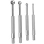 4 Pcs Steel Full Ball Type Gage Telescoping Hole Gages Set Tensile Column Mesuring Tool Silver