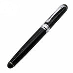 Fountain Pen Screw-Type Smooth Writing for Signature Collection Stationery Black