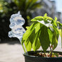 2Pcs White Plastic Automatic Watering Bulb for Plants with Unicorn Shape Design