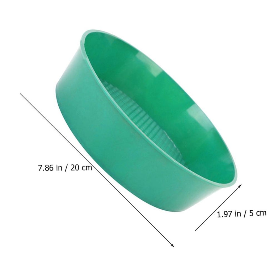 Green Plastic Garden Sifter with Mesh Screen for Home, Backyard, and Outdoor Use