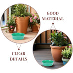 Green Plastic Garden Sifter with Mesh Screen for Home, Backyard, and Outdoor Use