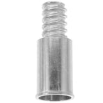 Aluminum Alloy Threaded Tip Replacement for Broom Handle with Wide Compatibility
