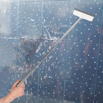 Heavy Duty Window Squeegee and Floor Brush with Plastic Handle, , 1 Piece for Efficient Cleaning
