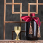 Golden Brass Goblet Multi-Function Tabletop Offering Cup for Storage