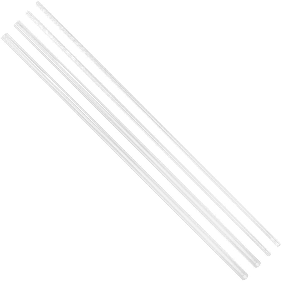 4pcs Transparent Clear Pipe Rigid Tubing Hard Tubes Indoor Advertising